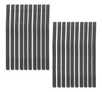 Warmhm 20pcs Black Carbon Charcoal Sticks for Amateur Sketching, 7-9mm | Rich Dark Tones, Smooth Surface, Easy Use Strong Coverage for Art Classes, Outdoors, Sketchbooks