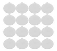 Warmhm 20pcs Plastic Rubber Duck Mount for Car Dashboard Fixer with Hook and Loop Strap, Bath Display Stand, White Holder Suitable for Jeep Enthusiasts