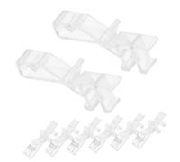 Warmhm 20pcs Plastic Valance Clips for Window Blinds, Lightweight and Easy to Use Blind Curtain Accessories, for Home and Shop Window Treatment