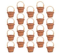 Warmhm 20PCS Rustic Decorative Containers for Home Staging Crafts and Photography Props for Small Bouquets and Storage