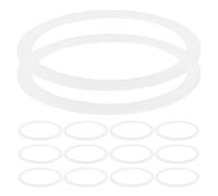 Warmhm 20pcs Silicone Jar Gaskets Sealing Rings for Jars Leakproof Replacement Seal for Home Use Food Grade High Temperature Resistant Fermentation and Storage
