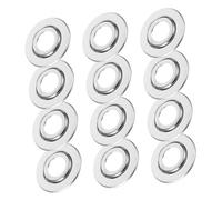 Warmhm 20pcs Stainless Steel Fire Sprinkler Trim Ring Protective Cover for Ceiling Decoration Double Layer Design for Commercial Residential Spaces