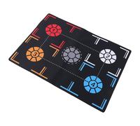 Warmhm 2mm Basketball Training Mat Youth and Adult Dribble Spot Pad Non-Slip Rubber Footstep Mat Indoor Basketball Training Equipment for Agility and Skill Development