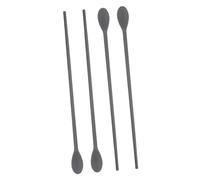 Warmhm 2Pairs Dual-use Silicone Stirring Spoon and Chopsticks Multi-Functional Kitchen Gadget for Beverages Coffee and Cocktails Easy to Clean