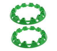 Warmhm 2pcs Atv Wheel Hub Trim Caps Durable Plastic Rim Edge Protectors for Off Road Stability and Handling Fit Atv Rim Accessories Easy Installation