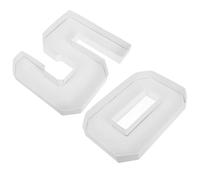 Warmhm 2pcs Cardboard Number Boxes for Birthday Party Decorations, Fillable Candy and Cupcake Trays, Number Boxes for Charcuterie Platters and Anniversary Events