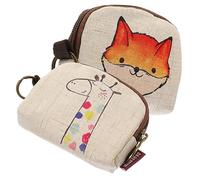 Warmhm 2pcs Cartoon Change Key Bag Small Coin Purses Cute Little Wallets for Boys and Girls Boys Girls Zippered Design