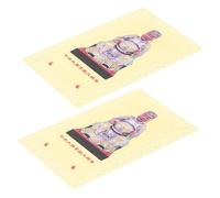 Warmhm 2pcs Chinese Taisui Amulet Cards for Protection Feng Shui Decor Chinese General Auspicious Cards Spiritual Fortune Blessing Car Amulet for Luck and Safety