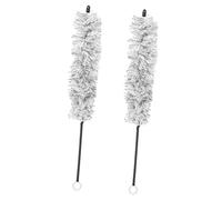 Warmhm 2pcs Clarinet Cleaning Brush Set with Absorbent Microfiber Bristles, Sturdy Cleaning Rod for Clarinet Interior, Professional Instrument Care Tool for Wind Instrument Maintenance