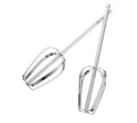 Warmhm 2pcs Electric Hand Beater Attachments Stainless Mixer Whisk for Baking Cooking Versatile Kitchen Beater Replacement for Eggs Cream and Mousse Mixing