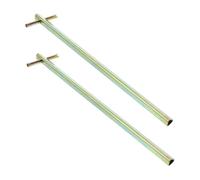 Warmhm 2pcs Emergency Elevator Door Triangle Key Extended High Strength Lift Access Tool for Giant Elevator Locks Compact and Portable Maintenance Key for Precise Door Release