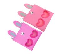 Warmhm 2pcs Hanging Hay Holder for Small Animals Rabbit Feeder Bag for Guinea Pigs Chinchillas Hamsters Encourages Natural Feeding Habits Wellbeing Easy Install Space Saving Design