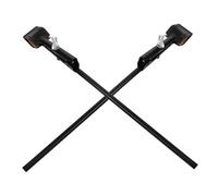 Warmhm 2pcs Laboratory Flask Beaker Clamp with Adjustable Iron Ring Stand, Extended Test Tube Support Holder for Chemistry Experiments and Lab Apparatus