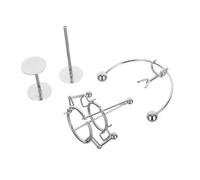 Warmhm 2pcs Mini Desk Decompressive Physics Balancing Sculpture for Office Decoration Interactive Science Art Balance Compact Design for Curiosity Learning