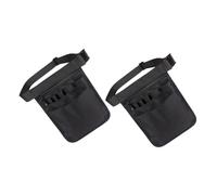 Warmhm 2pcs Nurse Tool Belt Multi-Compartment Utility Waist Pack for Work Supplies Medical Organizer with Ergonomic Strap High-Density Fabric Pouch