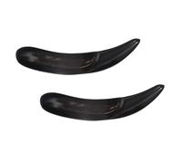 Warmhm 2pcs Ox Horn Facial Massage Tool Trigger Point Massager Deep Tissue Guasha Scraping Rod for Neck Back Foot Muscle Relaxation and Skin Circulation Enhancement