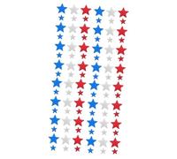Warmhm 2pcs Patriotic Star Confetti Bag for July Party Decoration Colorful Balloon Filling and Table Sprinkles Realistic Five Pointed Stars for Independence Day Celebration and American