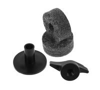 Warmhm 2pcs Plastic Cymbal Set Drum Accessories Felt Cymbal Sleeves and Replacement Felts