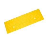 Warmhm 2Pcs Ramps for Driveway Heavy Duty Drive Over Cable Protector Slip Slope Mats for Steps Door Thresholds Durable Warning Design