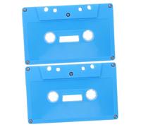 Warmhm 2pcs Retro Cassette Decoration Blank Audio Cassettes for Music Party Favors Empty Tapes for Diy Retro Home Decor Decorative Audio Tapes