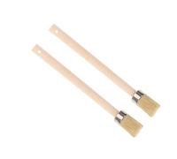 Warmhm 2pcs Rim Cleaner Brush for Car Durable Tire Grease Brush with Bent Handle for Vehicle Detailing for Tire Repair and Maintenance Tasks