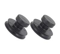 Warmhm 2pcs Rubber Singing Bowl Lifter Suction Handle Portable Yoga Tool Sound Accessory