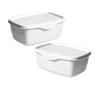 Warmhm 2pcs Sealed Wet Wipes Box Tissue Box Cover Lid for Desktop Storage Wet Tissue Dispenser