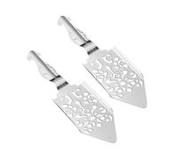 Warmhm 2Pcs Stainless Steel Multi Function Absinthe Spoons with Slotted Filter for Sugar Dissolving Wormwood Drink Accessories for Bars and Home Use