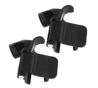 Warmhm 2pcs Stroller Armrest Buckles Plastic Front Buckle for Baby Pushchairs Simple Installation Pushchair Armrest Adapters