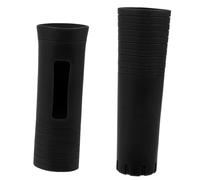Warmhm 2Pcs Wireless Handheld Microphone Handle Silicone Mic Sleeve for Models Shockproof and Durable Protection for Live Streaming Speeches and Events