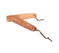 Warmhm 2Pcs Wooden Shoe Horn Ergonomic Shoe Wearing Aid Tool for Household Travel for Seniors and Pregnant Women Portable Design for Easy Storage Reduces Back Knee