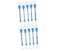 Warmhm 2sets Newton Force Spring Scales Set Transparent Hanging Tube Design for Physics Experiments Teaching Aids with Calibration and Sturdy Resistant Springs 5pcs*2