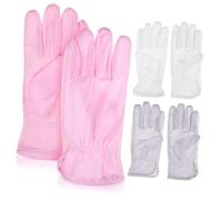 Warmhm 3 Pairs Womens Silky Cooling Full Finger Sun Protection Gloves Elastic Fit Breathable Lightweight Driving Gloves for Spring Summer Outdoor Use