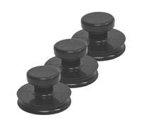 Warmhm 3 Pcs Sound Bowl Suction Cups for Meditation Singing Bowls 60mm Rubber Suction Cups Handles for Secure Placement and Easy Lifting
