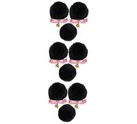 Warmhm 3 Sets Kawaii Bear Tail and Ears Bow Hair Clips for Women Girls Fashion Accessories