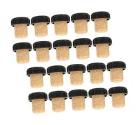 Warmhm 30 Pcs T-Shaped Wine Bottle Corks Set Straight Cork Stoppers for Wine Bottles Reusable Sealing Plugs Leak-Proof Design for Home Use and Parties