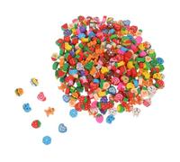Warmhm 300PCS Christmas Animal and Food Pencil Erasers Novelty Mini Eraser for School Supplies Classroom Prizes Holiday Party Favors and Xmas Stocking Fillers
