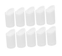 Warmhm 30Pcs Transparent Plastic Film Cans with Lids Small Storage Containers for Fishing Bait Hooks Compact Impact-resistant Canisters Portable for Travel and Outdoor Use