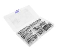 Warmhm 340pcs Stainless Steel Cotter Pin Assortment Kit Pin Clips for Mechanical Equipment Rv Motorhome Parts Accessories