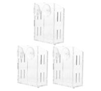 Warmhm 3pcs Aquarium Plant Cups Aquatic Plant Holders Suction Cups Wall-mounted Hydroponic Planter for Fish Tank