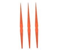 Warmhm 3pcs Car Door Panel Gap Alignment Gauge Trim Tool Durable Plastic Precision Measuring Taper Feeler for Auto Vehicle Inspection Portable and Lightweight
