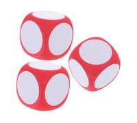 Warmhm 3pcs Jumbo Foam Dice Dry Erase Blank Writing Dice for DIY Classroom Activities Versatile Educational Tool for Family Games Learning Fun