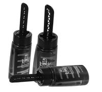 Warmhm 3Pcs Men Hair Gel Bottle with Comb Refillable Styling Gel Container Durable Hair Wax Applicator Portable Lightweight for Hairdos