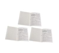 Warmhm 3pcs Musical Staff Notebook Guitar Music Book Guitar Tablature Books Practice Music Notebook for Beginners