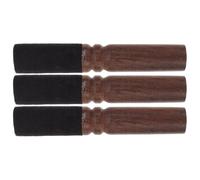 Warmhm 3pcs Nepalese Wooden Singing Bowl Tool with Percussion Mallets, Designed for Meditation and Sound Resonance Sessions