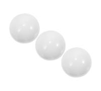 Warmhm 3pcs Resin Trackball Roulette Wheel Balls Spinning Table Wheel Knob Billiard Game Wheel Beads Prop Prank Stuff Festival Game Wheel Beads Round Beads Pranks White