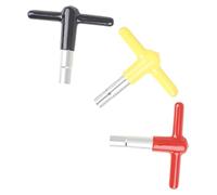 Warmhm 3pcs T-shaped Drum Tuning Keys with Silicone Protective Sleeve Metal Drum Wrenches for Snare and Percussion Universal Tuning Accessories for