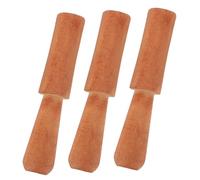 Warmhm 3pcs Tibetan Buddha Singing Bowl Wooden Mallets Accessories Set with Red Sandalwood Handles 12cm Length Sound Bowl Stick for Meditation and Yoga Practice