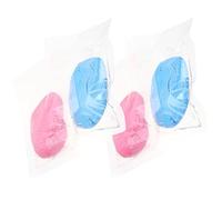 Warmhm 4 Pcs Baby Hand Print Footprint Casting Kit Non-Toxic Plaster Mold for Infant Keepsake 2 Pink 2 Blue Molds Newborn Memories