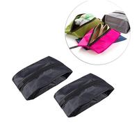 Warmhm 4 PCS Oxford Cloth Shoe Bags for Travel Multifunctional Storage Bags Black for Shoes Makeup Clothes and More for Gym Yoga Camping and Holiday Adventures